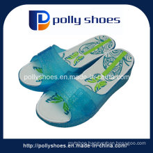 Crystal Jelly Sandal PVC Women Shoes Printing Insole